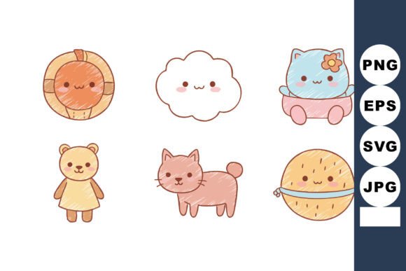 Cute Cartoon Sun Cloud Cat Bear Dog and Embroidery Review