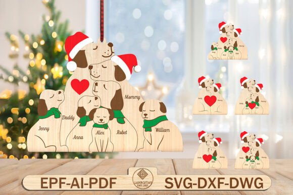 Dog Family Puzzle Pieces Svg Review