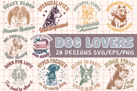Dog Lover Bundle 20 SVG Animal Sarcastic Review
