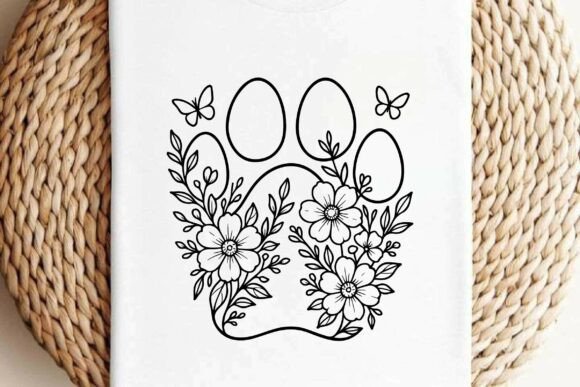 Dog Paw Clipart Vector Sublimation