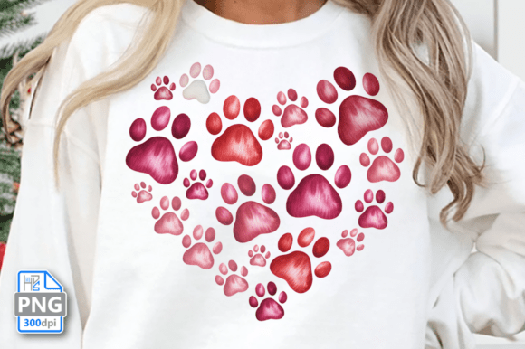 Dog Valentine Png for Embroidery Projects