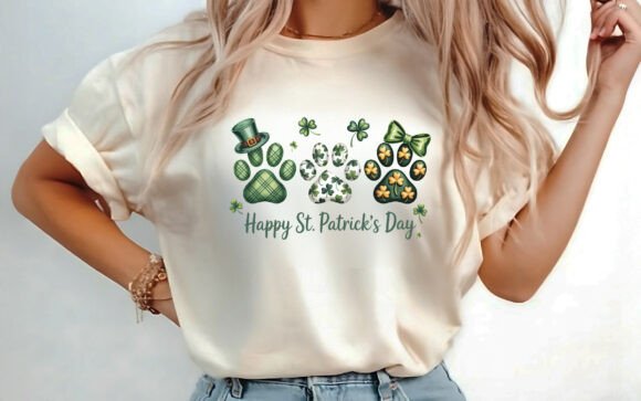 Happy St. Pawtrick’s Day Dog Paw PNG Review