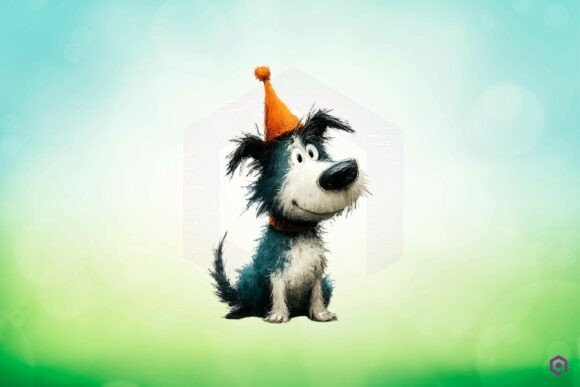 Quirky Halloween Dog Clipart for Embroidery Projects