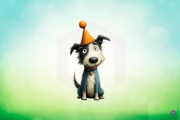 Quirky Halloween Dog Clipart for Embroidery Projects
