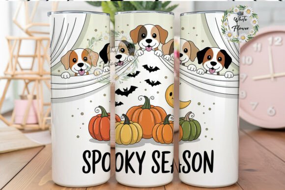 Spooky Dog Season Tumbler Wrap Design Review
