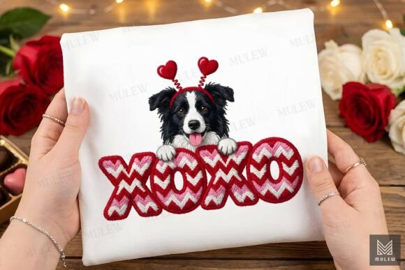 Valentine Faux Yarn Border Collie Dog Review